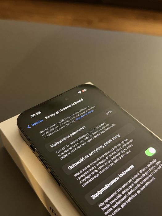 Iphone 14 Pro Max 128GB czarny - nienaprawiany, 1 właściciel, X-Kom