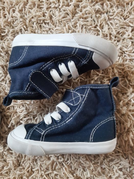 Zestaw Buty buciki H&M, trampki, espadryle 18/19 niebieskie