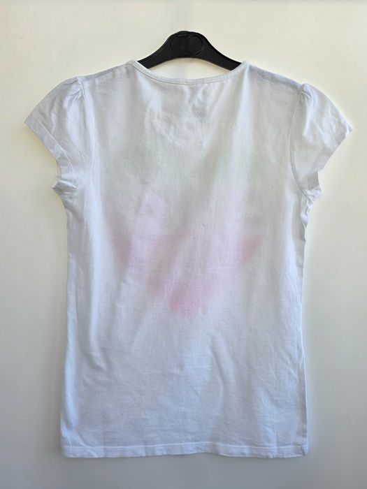 пакет одежды белая футболка, черная майка девочке C&A 146-152