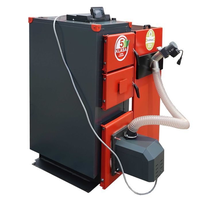 Kocioł Piec na Pellet Drewno Węgiel 5 klasa 18kW 220m2 kotly