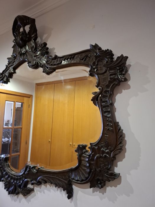 Espelho de parede rústico