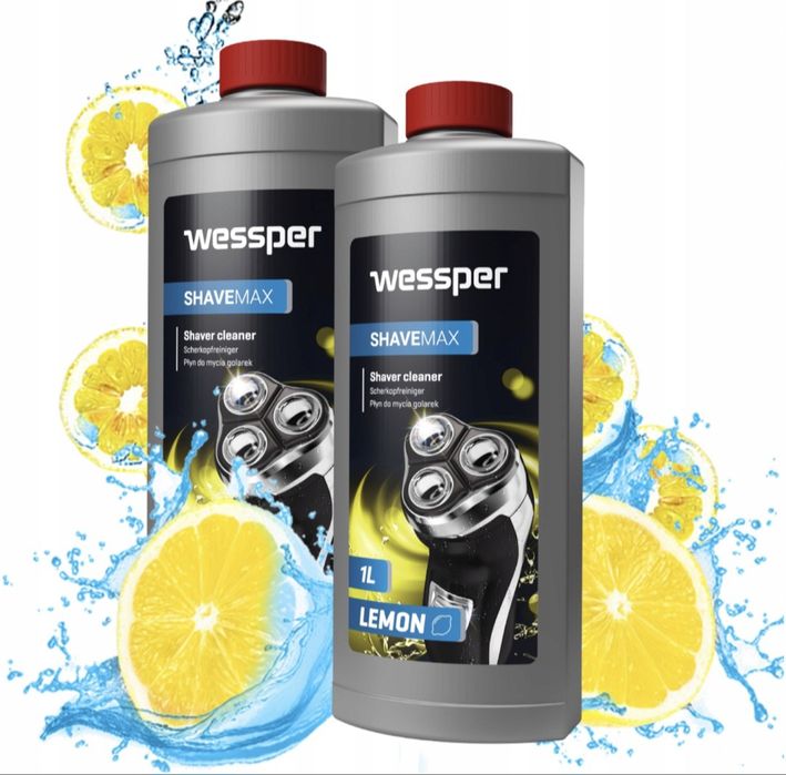 Лимонна рідина для очищення електробритв  та лез Wessper ShaveMax WES1