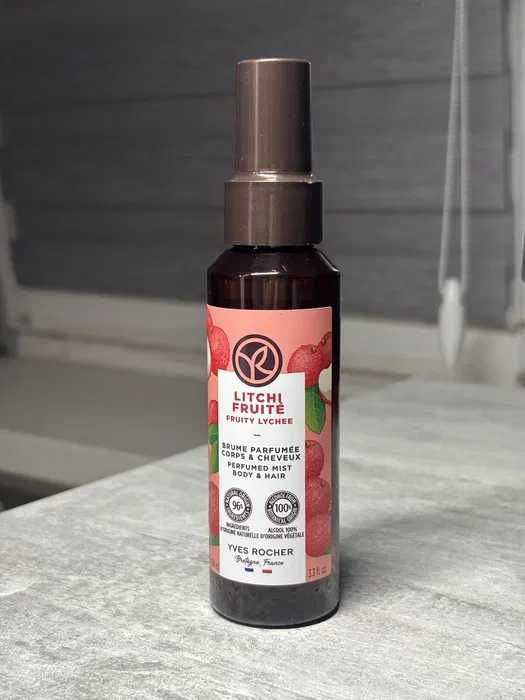 Новий лімітований спрей / міст для тіла Yves Rocher Litchi Fruité Лічі 100 мл