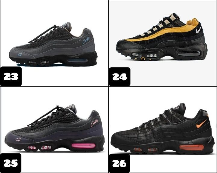 БЕЗ ПЕРЕДПЛАТИ‼️Кросівки Nike Air Max 95 / Corteiz / 36-46, Унісекс, ПРЕМІУМ