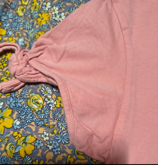 Bluzka t-shirt z kaktusem Zara roz. 158-164
