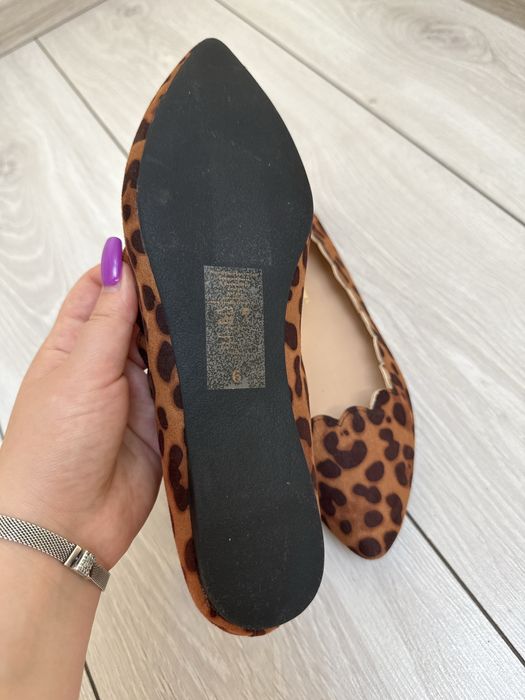 Dorothy Perkins нові леопардові балетки 9 розмір 40 25.5 см