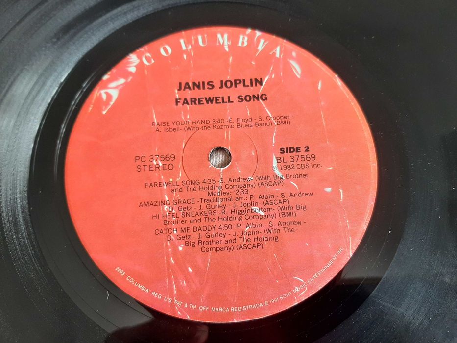 Janis Joplin - Farewell Song - USA - Vinil LP (In Shrink)