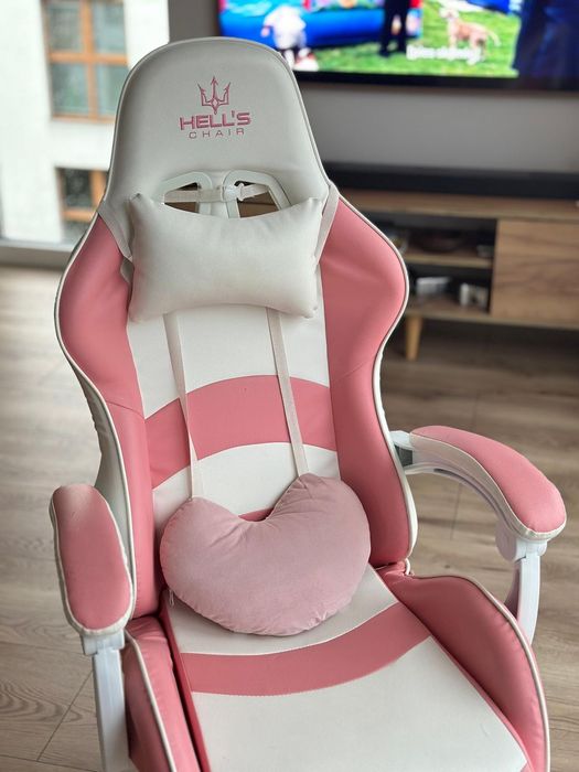 Fotel Hell's Chair Rainbow Candy Różowy Pink
