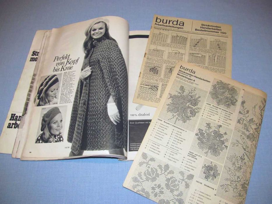 Burda Strickmoden Handarbeiten 1968 Vintage