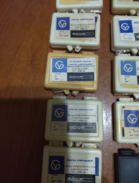 Мини свёрла 0,3 мм и 0,35 мм СССР