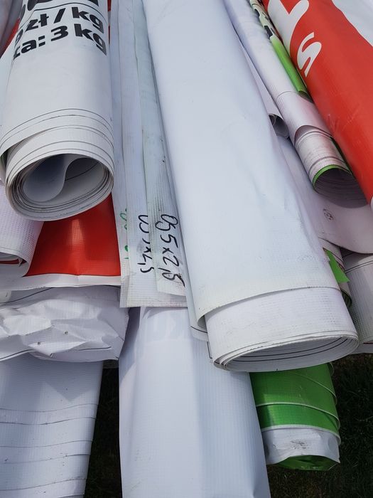 Baner 2,5m/5m używany plandeka wysyłka