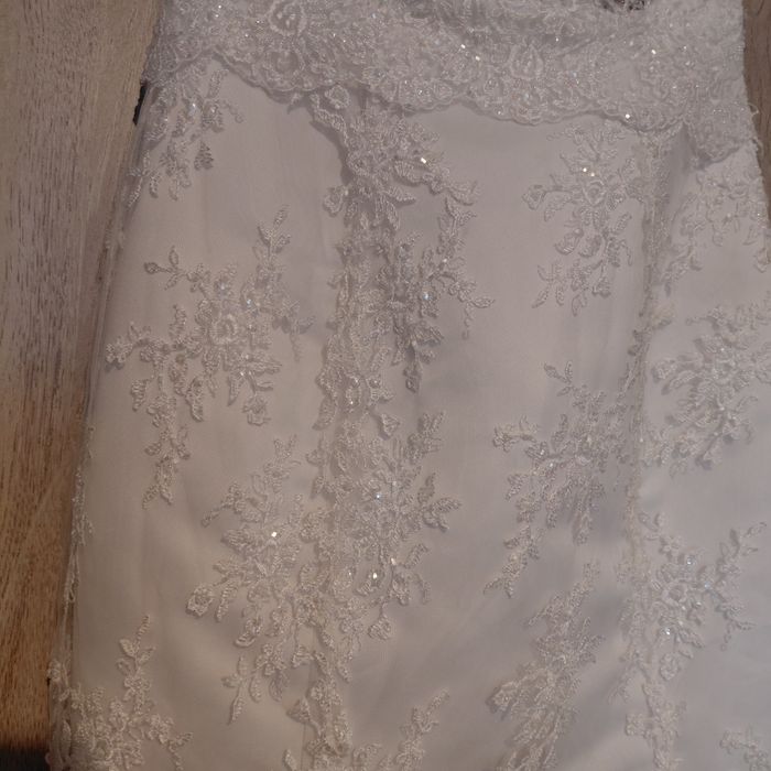 Krótka sukienka ślubna mini S