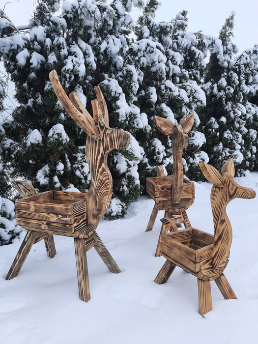 Donica kwietnik jelonek sarenka taczka ogrodowa