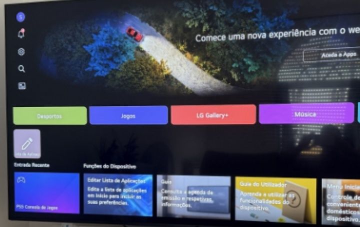 Tv LG 75 como nova