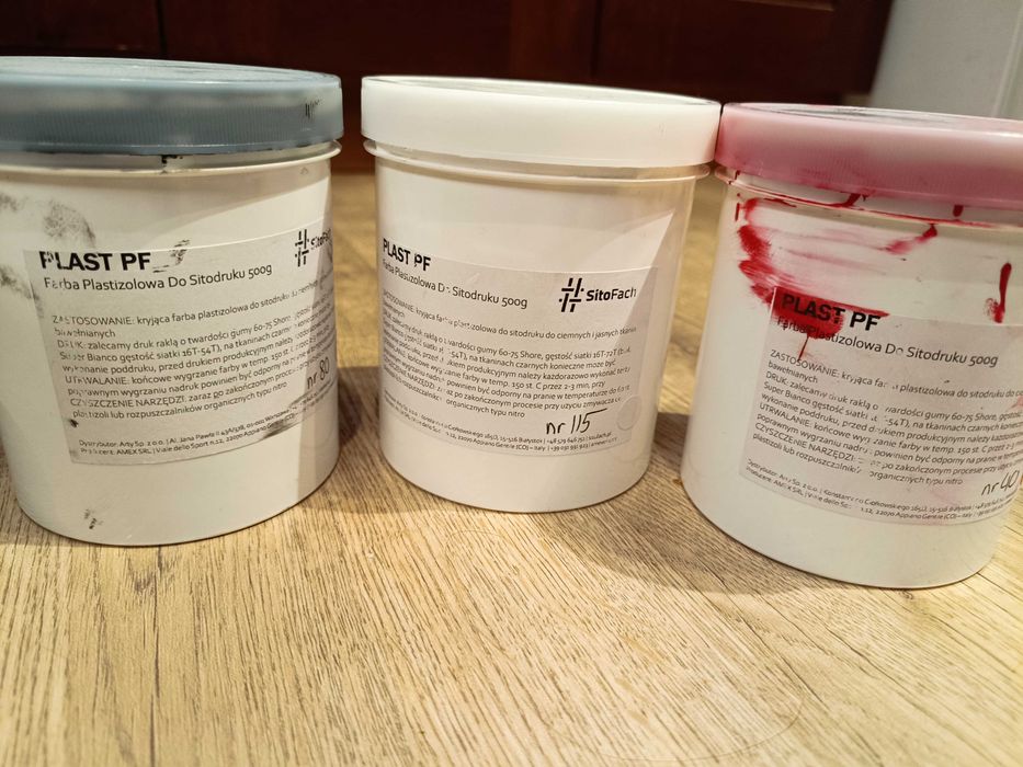 Farba do sitodruku Plastizolowa