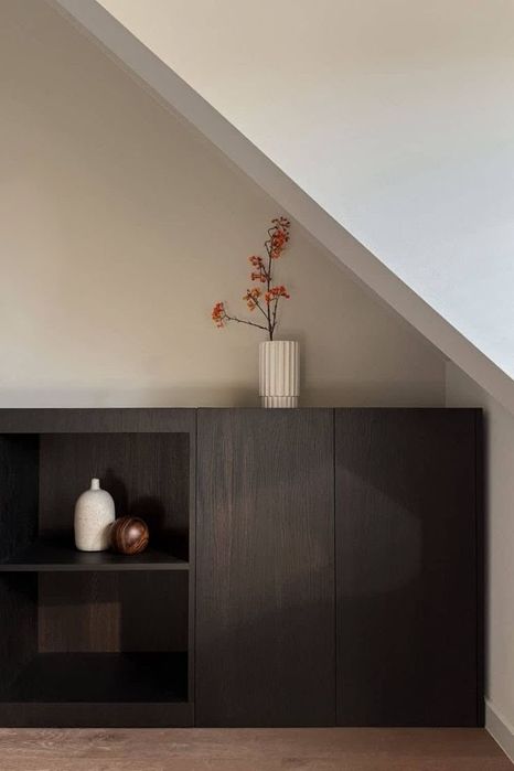 IKEA zestaw 5 półek czarnybrąz do szafek BESTA