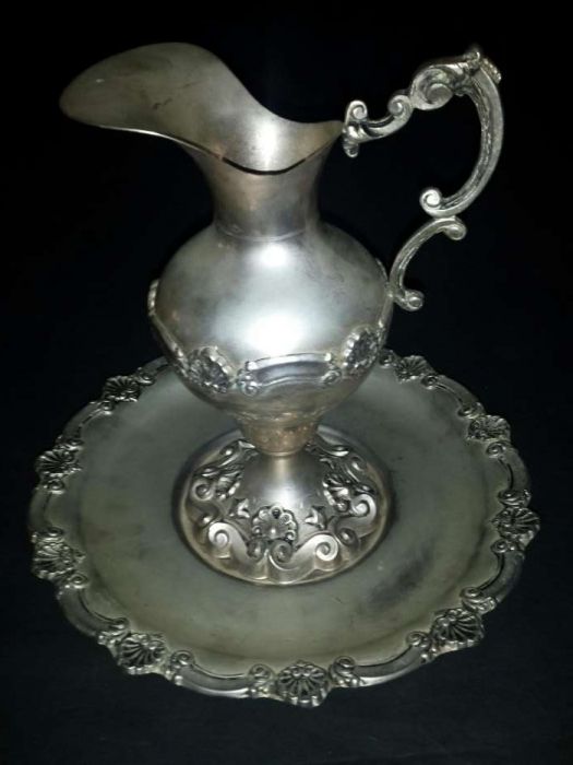 Jarro e Prato em Casquinha...