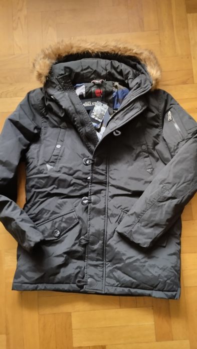 Parka, kurtka męska zimowa, nowa, czarna, rozmiar XXL