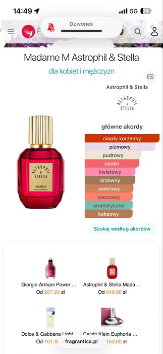Astrophil & Stella Madame M extrait de parfum unisex niche fragrance