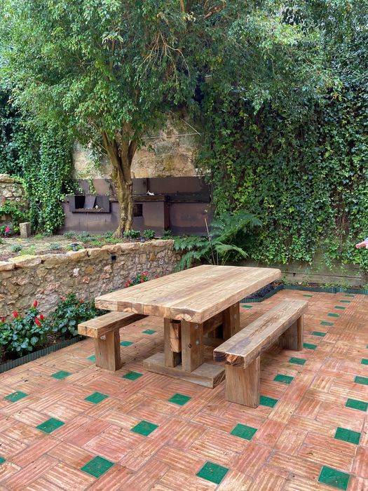 Mesa madeira exterior rustica  sulipas
