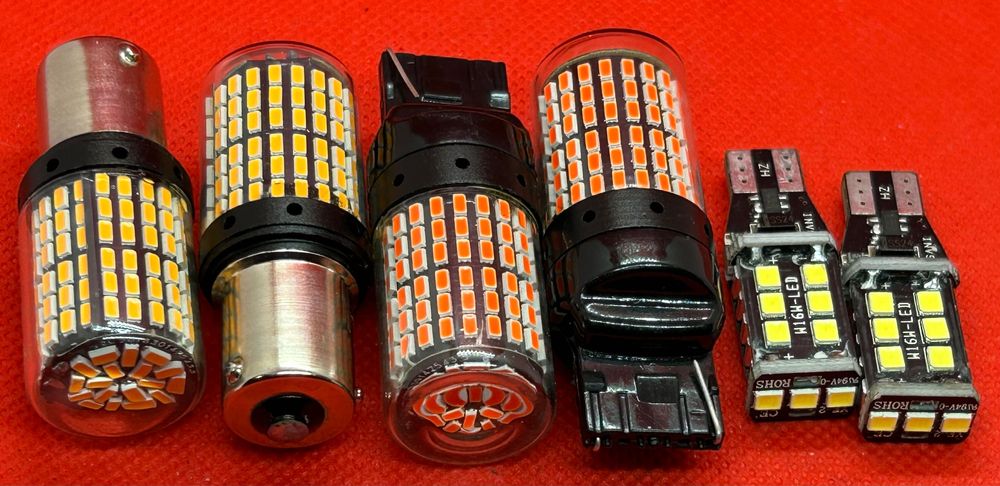 Светодиодная led лампа  P21W T20 7473 W21W продается  1м лотом 450 грн