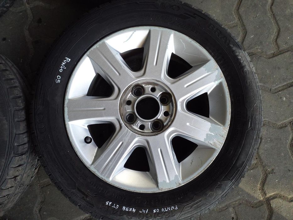 Jantes Fiat R14 Com Pneus 185/60 Furação 4X98