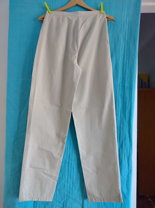 Calças Naturel cinzentas – corte direito – excelente estado – 38
