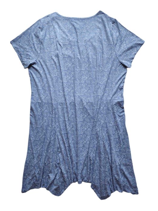 7238. SHEEGO - śliczna niebieska letnia 54 (XXL).