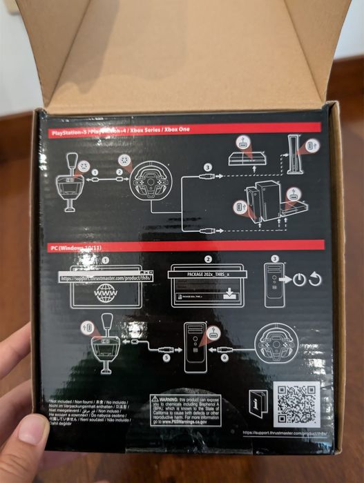 MANETE MUDANÇAS THRUSTMASTER TH8S NOVO/semiusado manete para Playstation, PC E Xbox