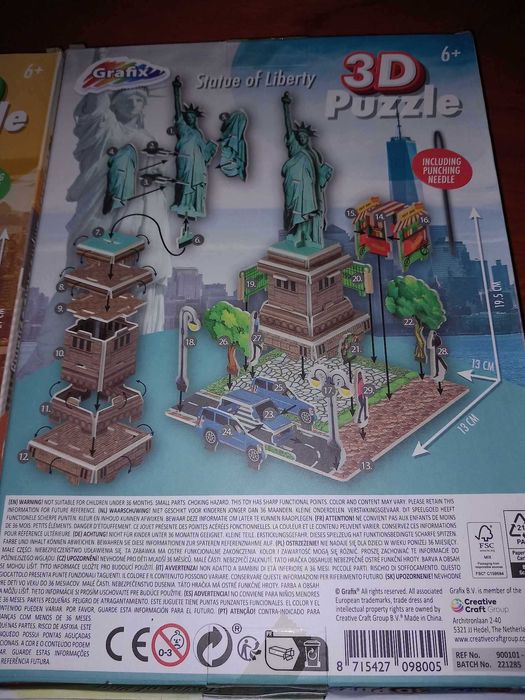 Puzzles 3D Monumentos NOVO