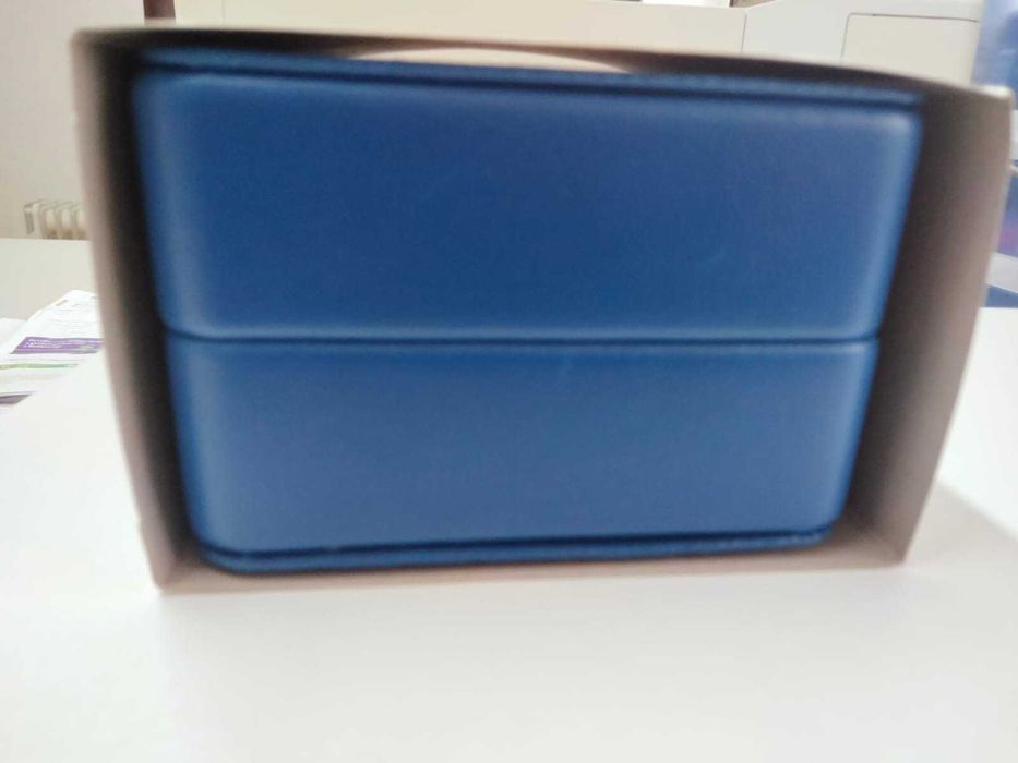 Estojo para relógio azul marinho