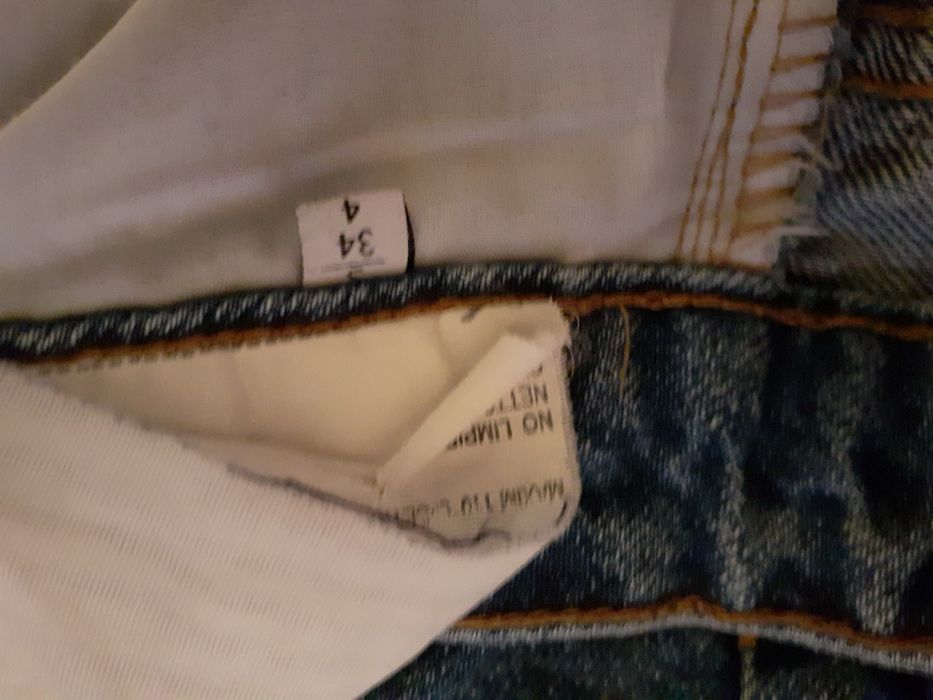 Spodnie jensy Bershka 34 wysoki stan