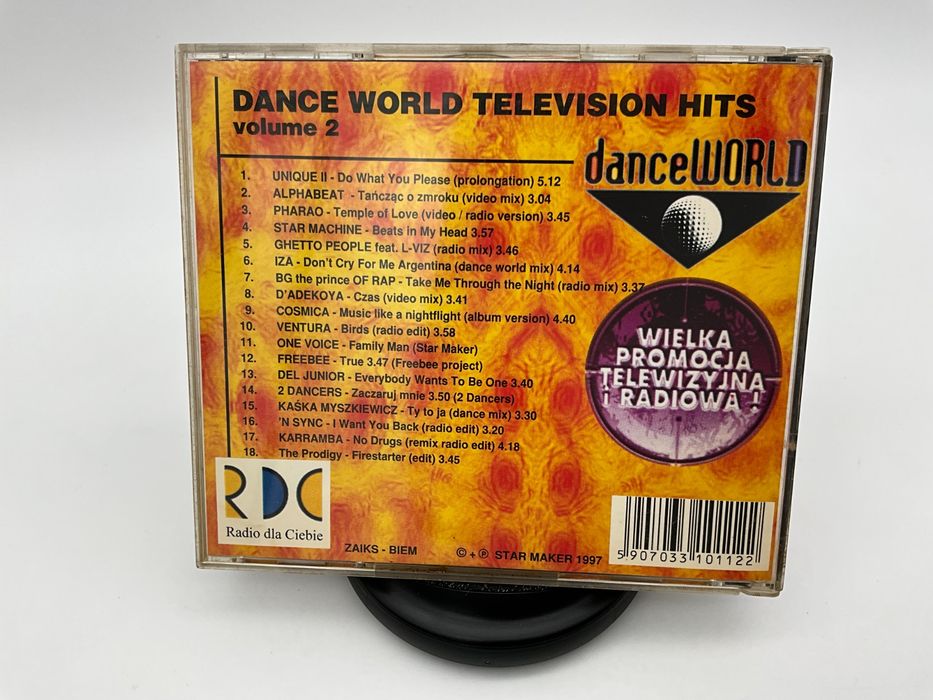 Dance World Television Hits Volume 2 CD, Alphabeat, Dance/Pop 1997