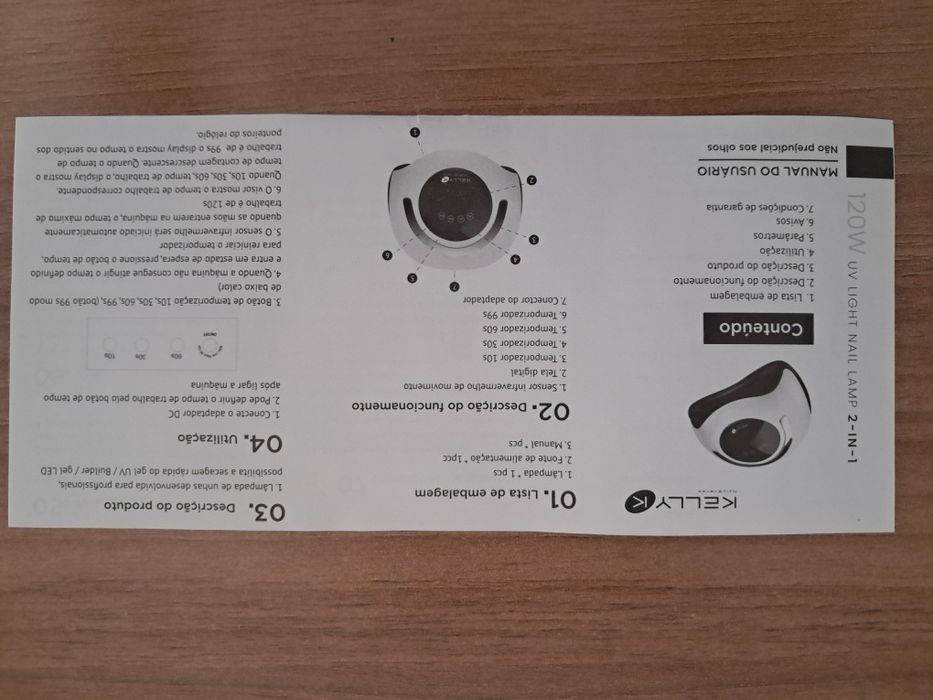 Catalisador _Maquina 2em1 UV/LED unhas