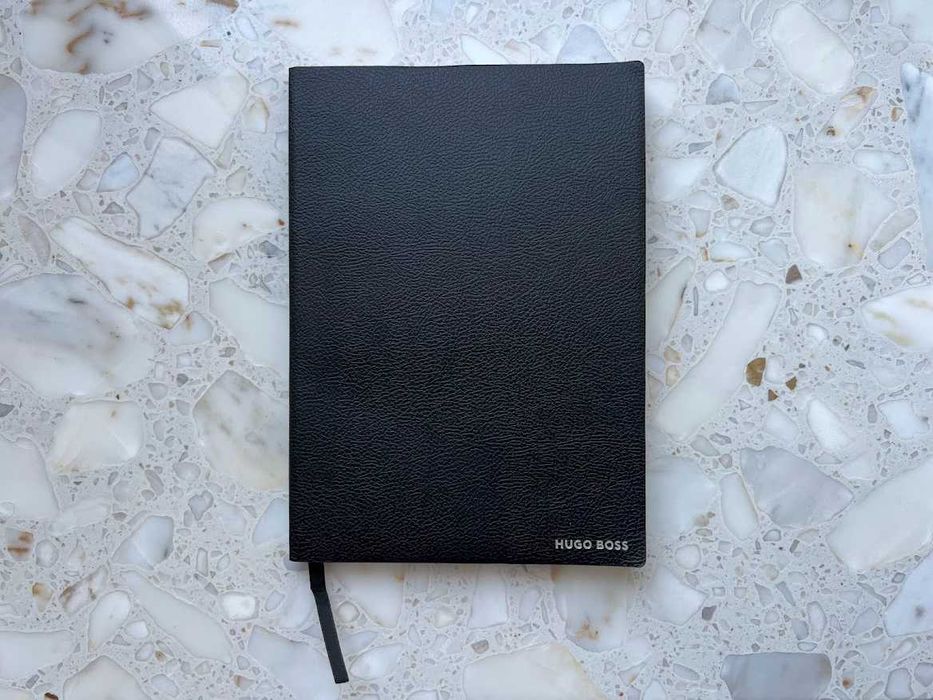 Moleskine Notatnik Hugo Boss A5 notepad in black faux leather