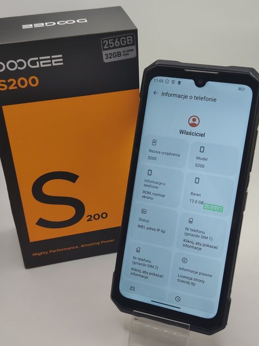 Smartfon DooGee S200 12 GB / 256 GB 5G od Halogsm Zgierz.