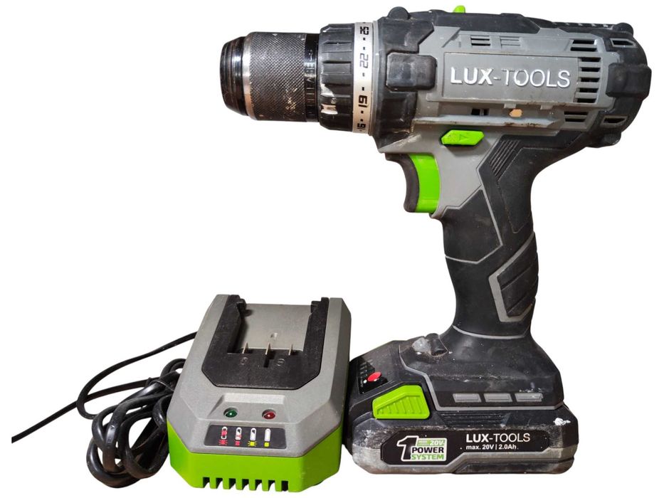 Wkrętarka Lux Tools A-BS-20 Set akumulatorowa + aku 2.0 + ładowarka