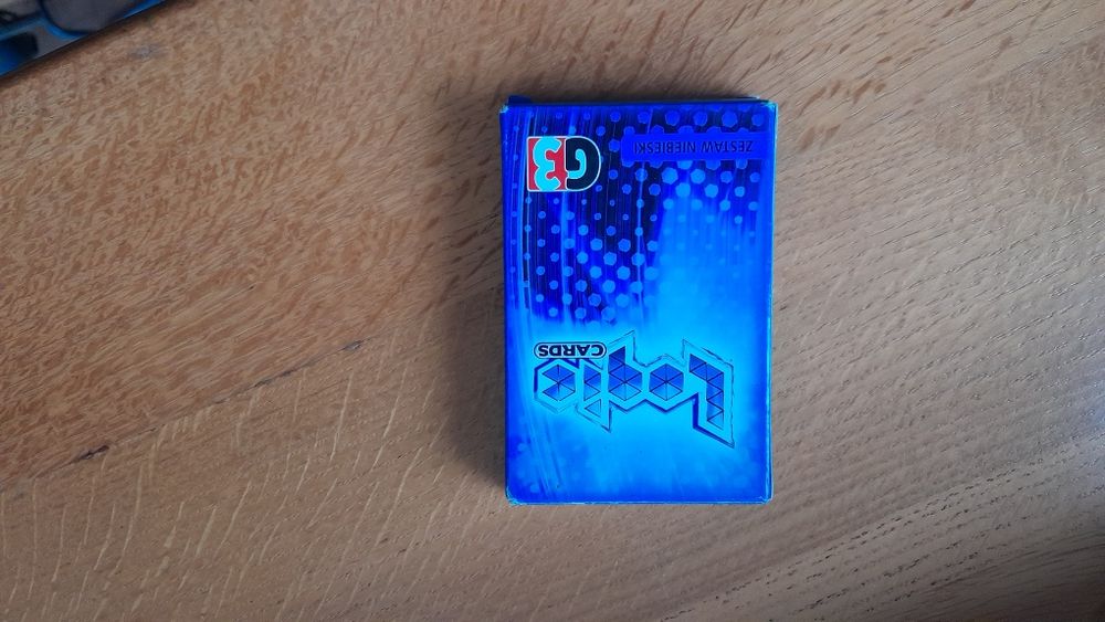 Logic cards karty zestaw niebieski G3 - jak nowe