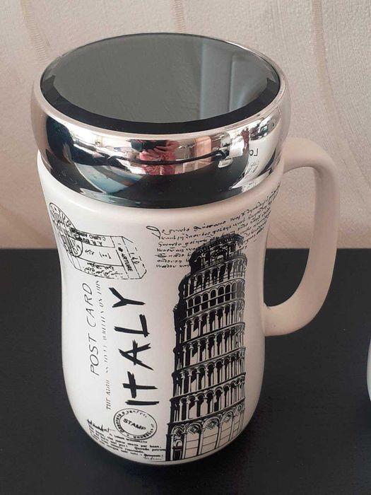 Оригинальные керамические чашки с крышками