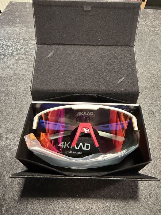 Okulary sportowe 4KAAD Mirador Aerolite Red Purple Mirror CAT2 nowe