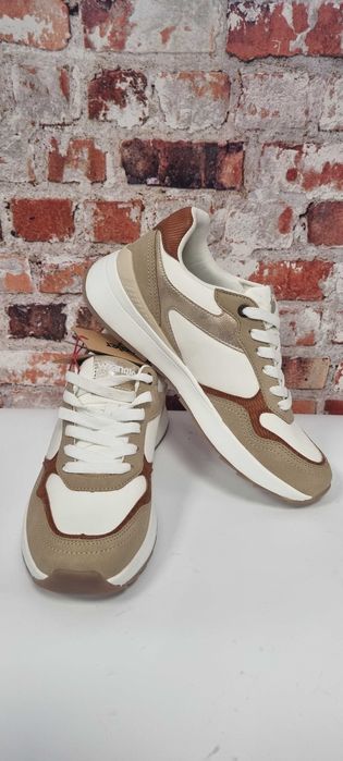 Sneakersy WRANGLER PEARL 40 półbuty sportowe damskie beżowe