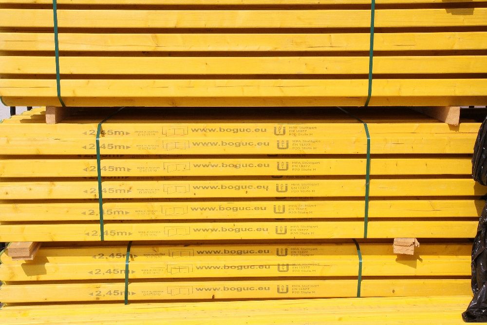 Dźwigary H20, doki, sztyce, legary, belki, szalunek stropowy