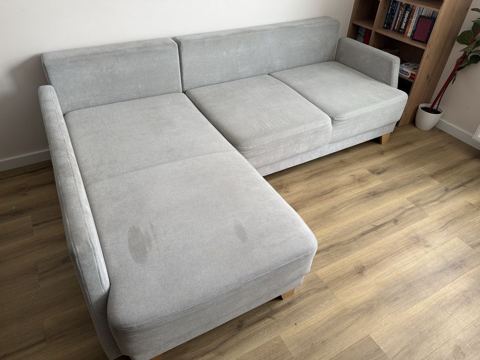 Kanapa sofa narożnik szary