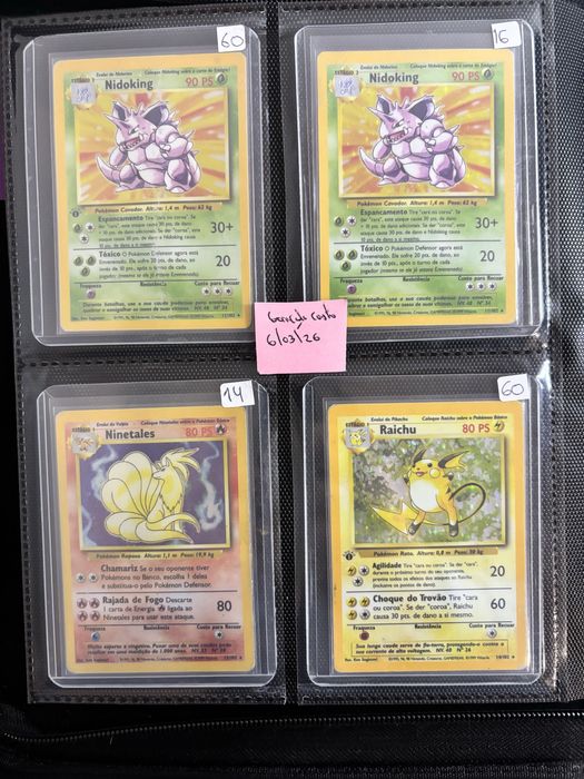 Base Set Ingles, Pt e Pt 1a edicao