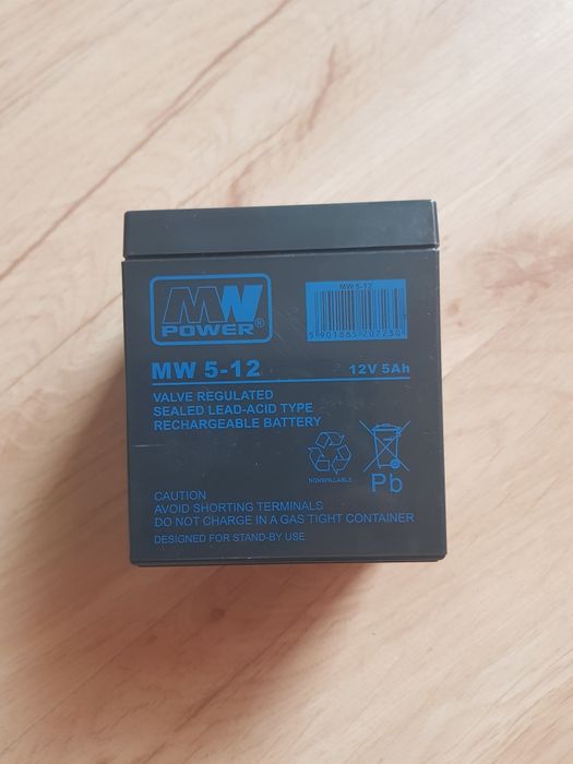 Akumulator MW Power 12V 5Ah MW 5-12L