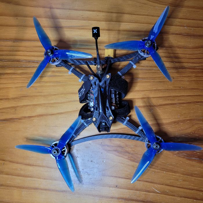 Dron FPV 5 cali Custom | VTX 1W | TBS Crossfire | 2x LiPo 4S