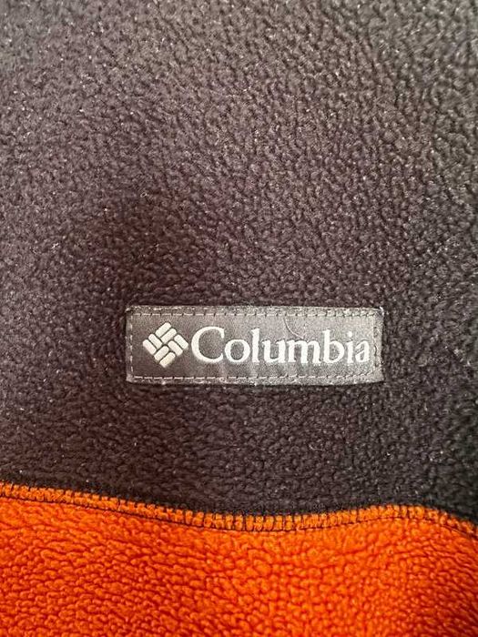 Columbia polar fleece vintage unisex czarno-pomarańczowy