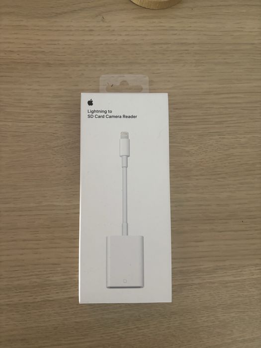 Adaptador lightning sd card Apple oficial