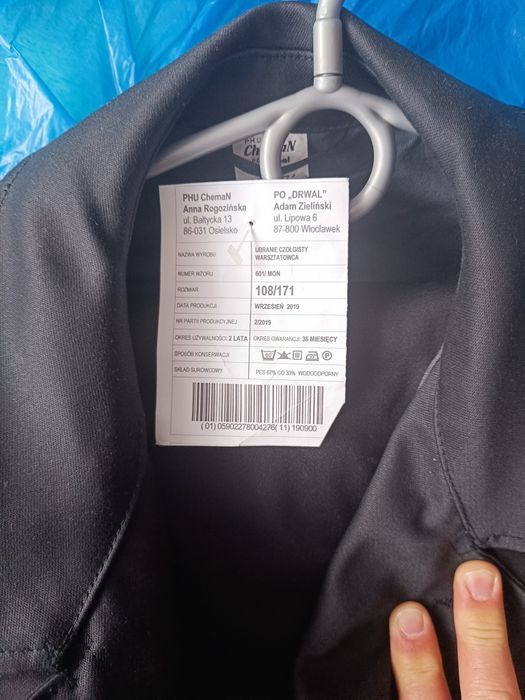 Mundur czarny czołgisty