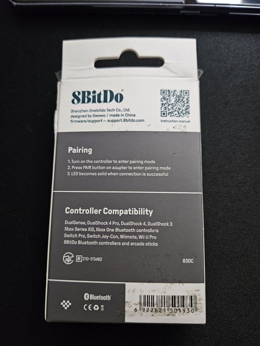 8 Bitdo wirelles usb adapter 2 novos em caixa